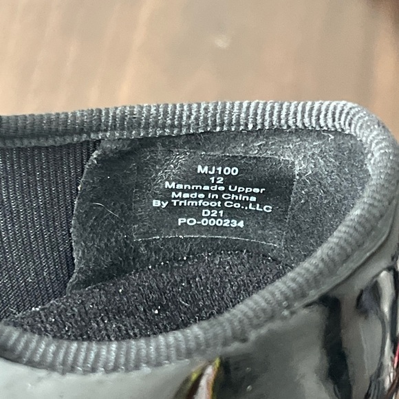 Dance Class Glossy Black Tap Dance Shoes - Size 12 - Picture 4 of 10